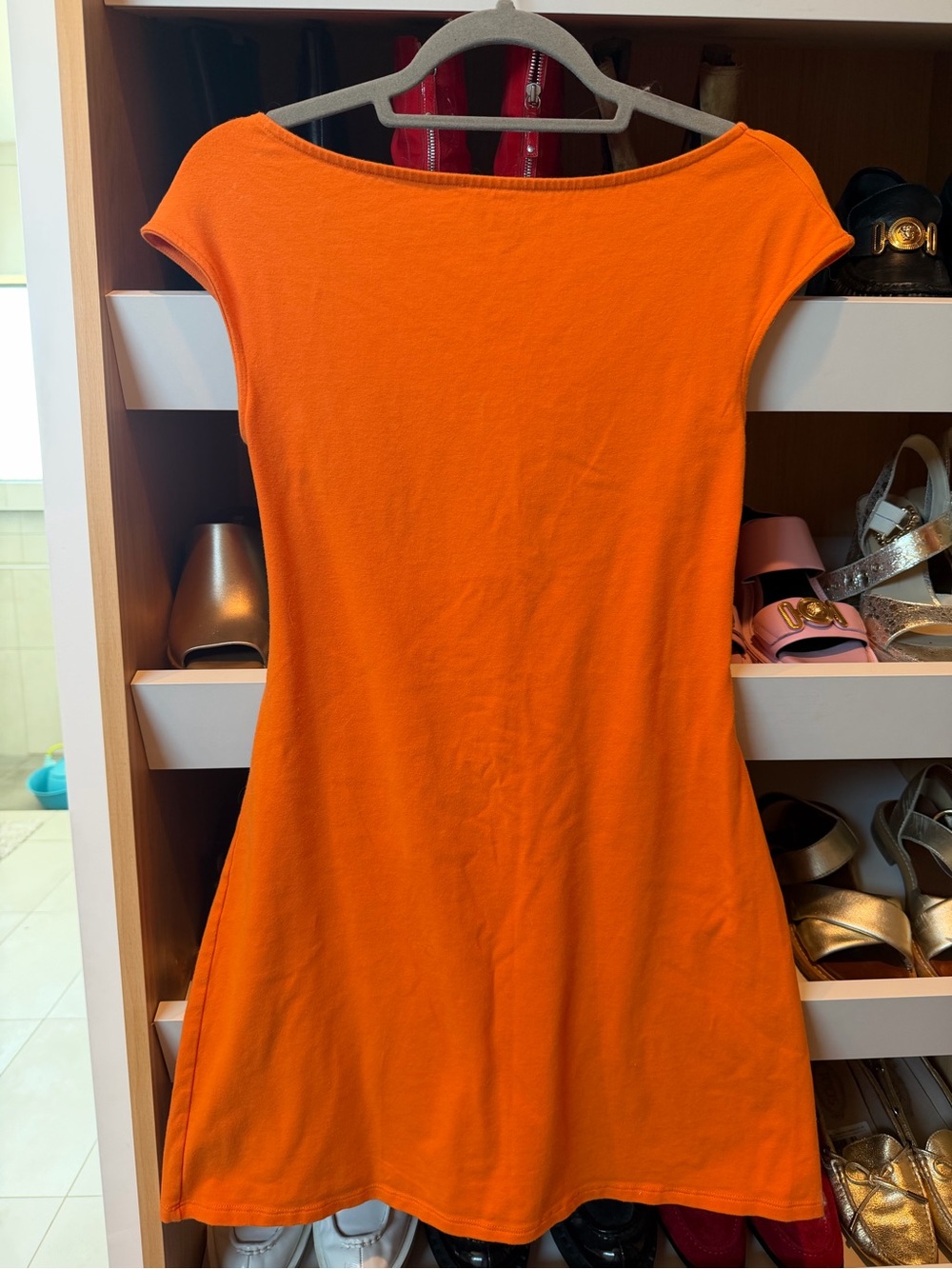 Reformation Orange Dress